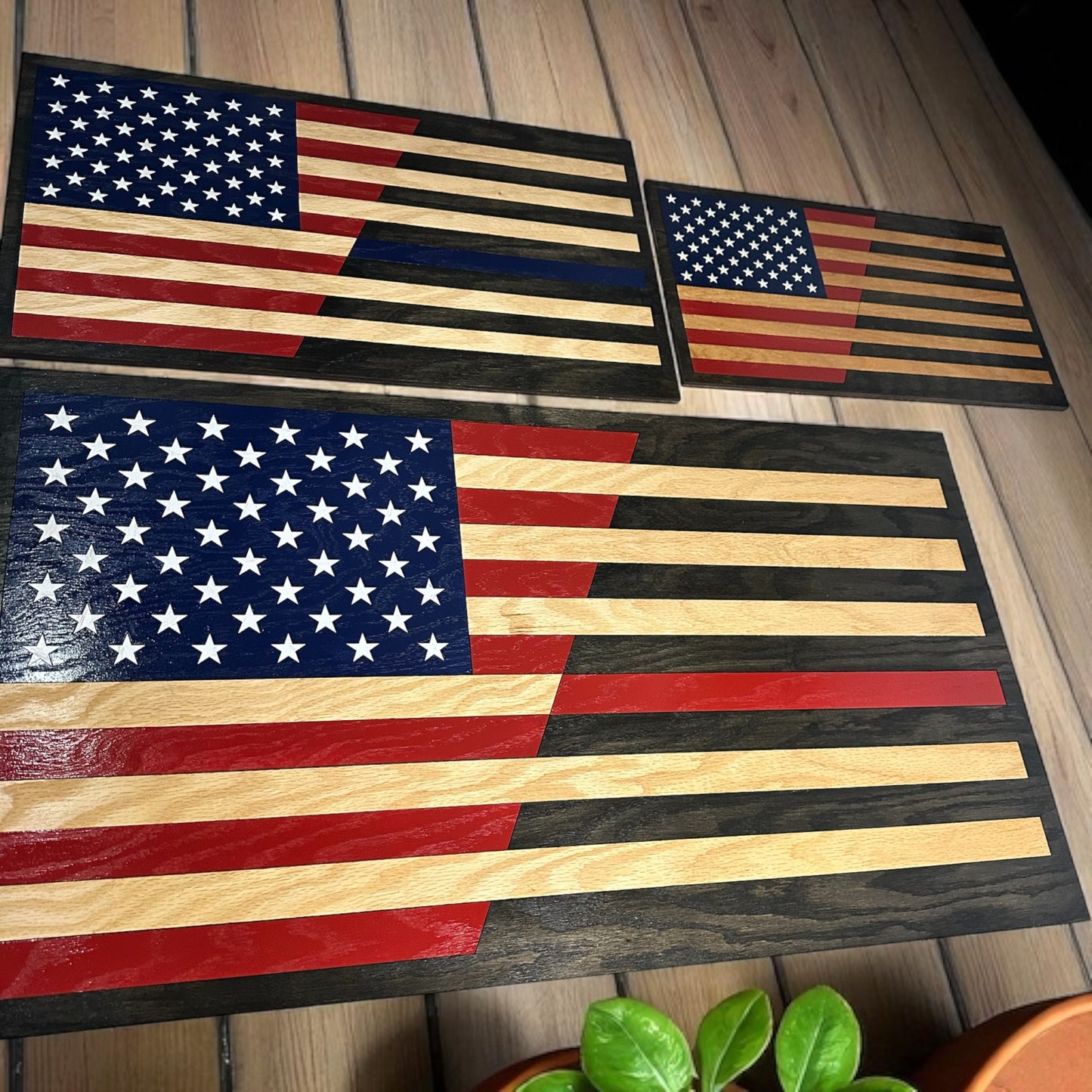 Customizable Split Line Flag Sign