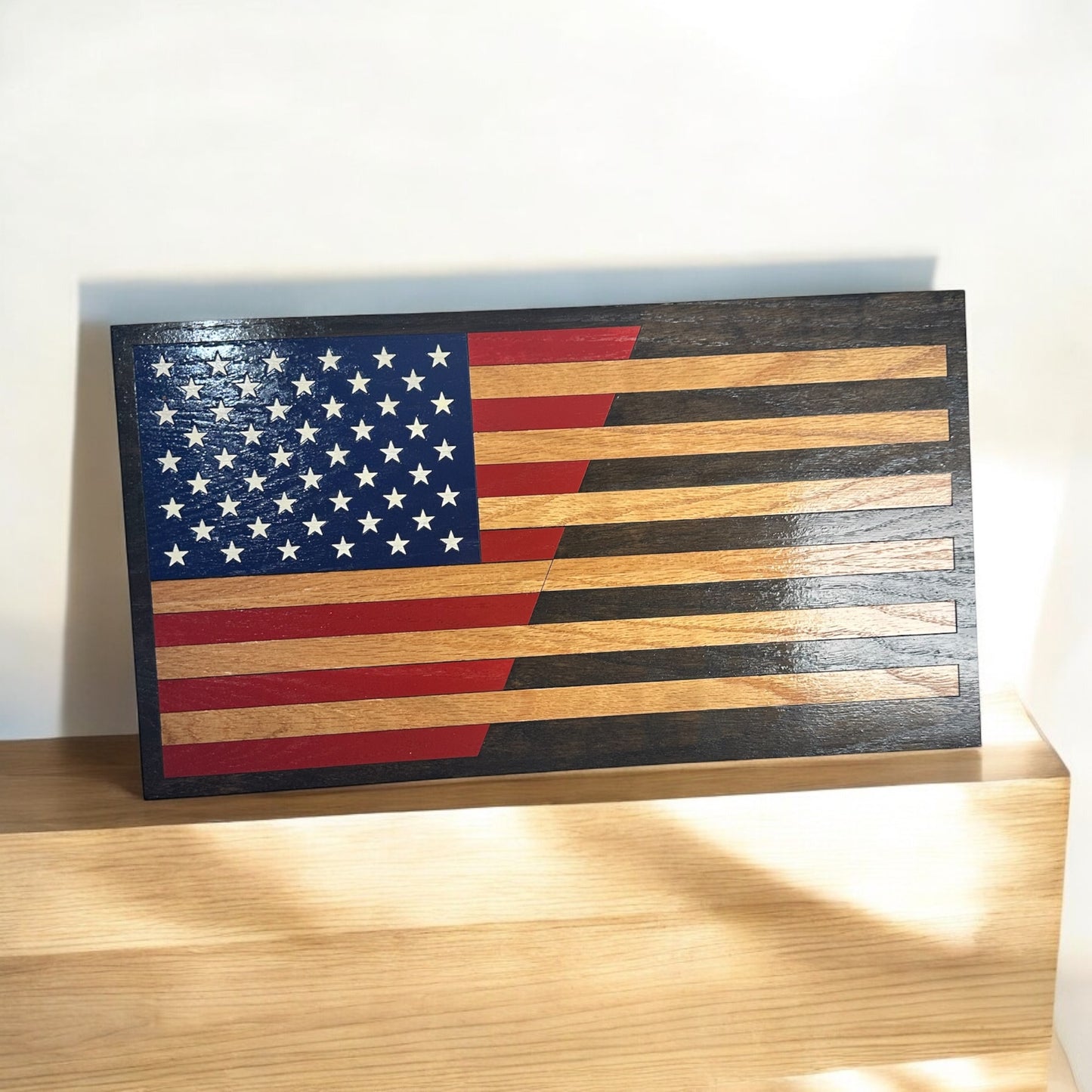 Customizable Split Line Flag Sign