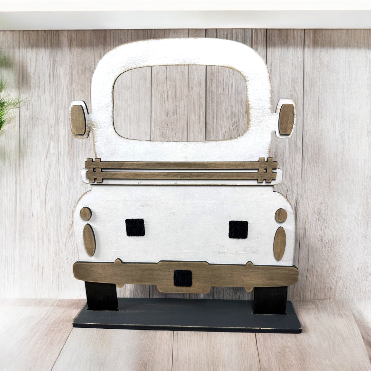 White Rustic Truck Base