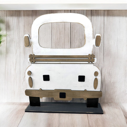 White Rustic Truck Base
