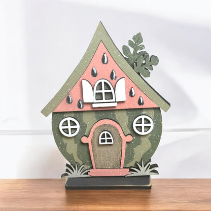 Mini Village Watermelon Houses