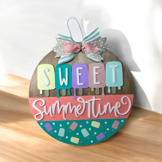 Sweet Summertime Door Hanger