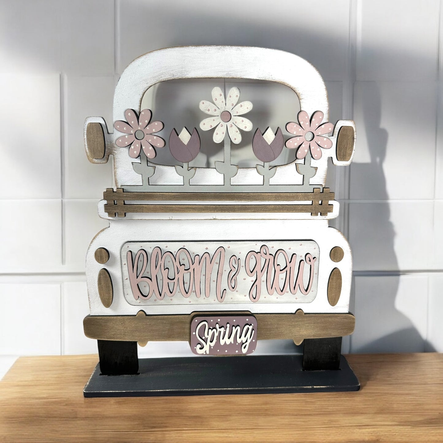 White Rustic Truck Base