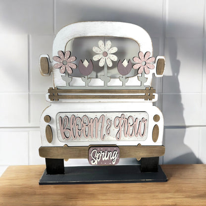 White Rustic Truck Base