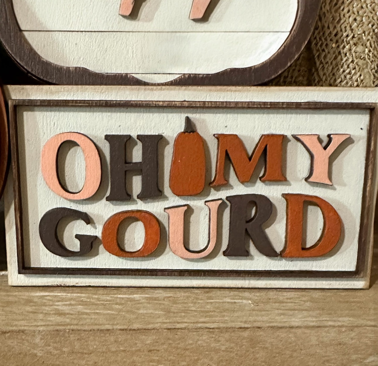 All The Pumpkin Tiered Tray