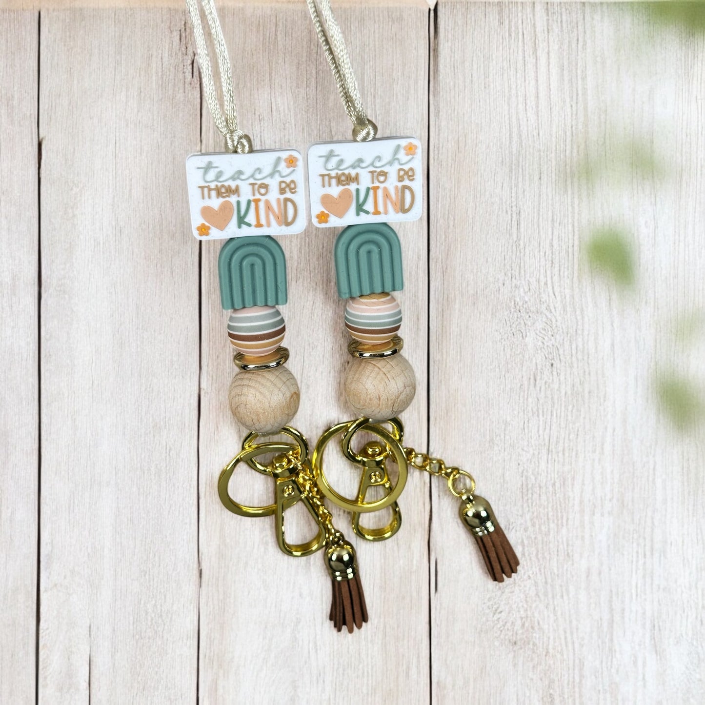 Teach Them To Be Kind Lanyard