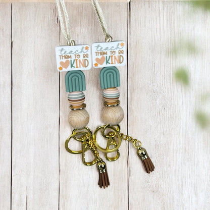 Teach Them To Be Kind Lanyard