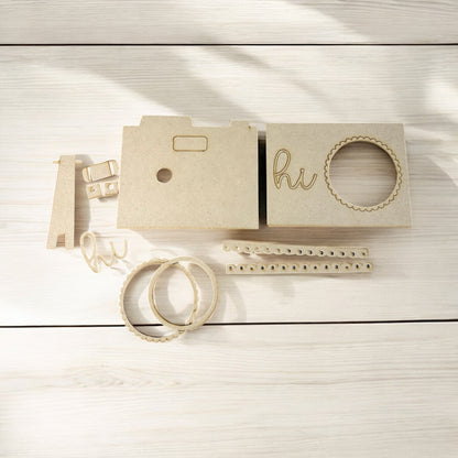 DIY Interchangeable Camera Base For 3" Round Inserts.