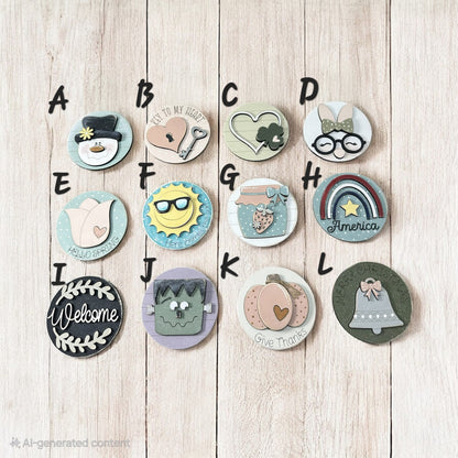Volume 6 seasonal 3" Round Inserts.