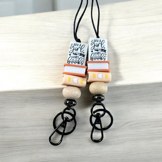 Just A Girl Who Loves Books Lanyard