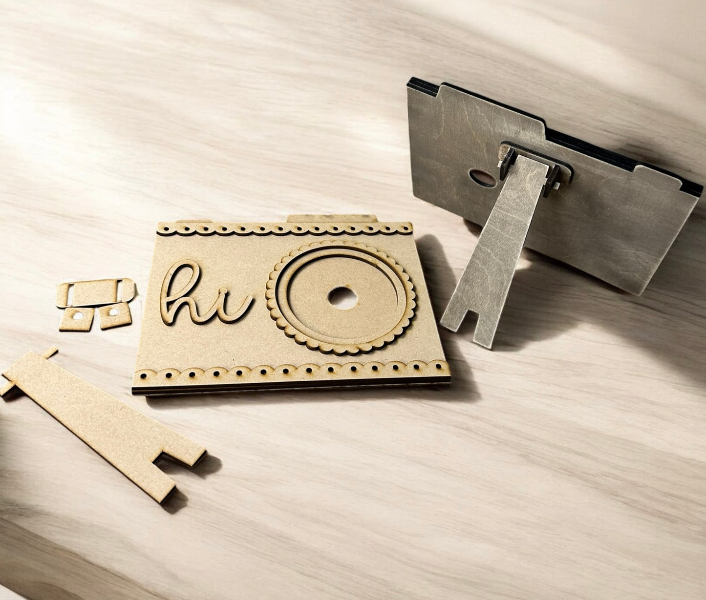 DIY Interchangeable Camera Base For 3" Round Inserts.