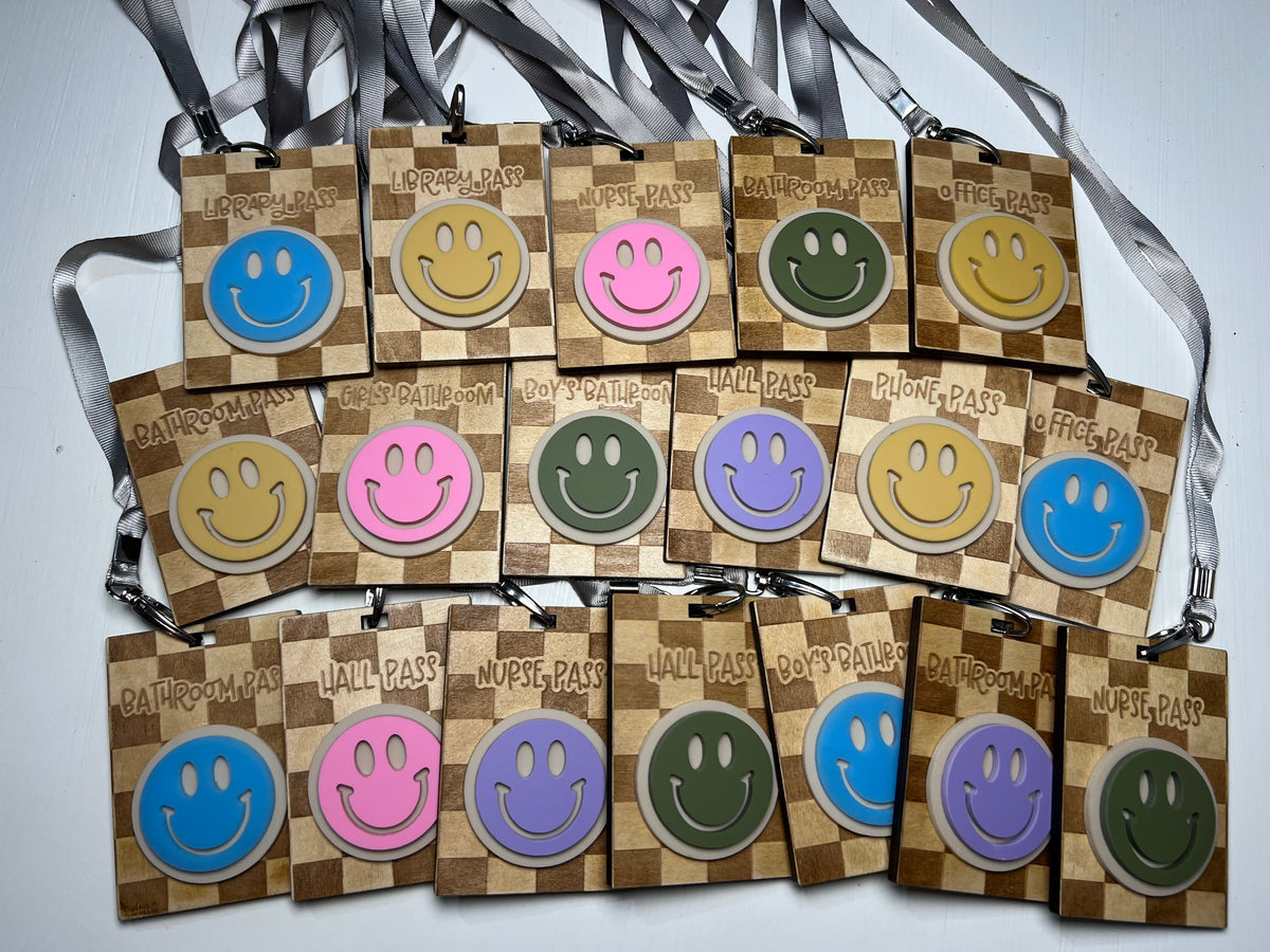 Classroom Pass Lanyards
