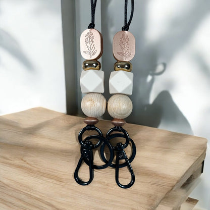Embossed Mustard Seed Lanyard