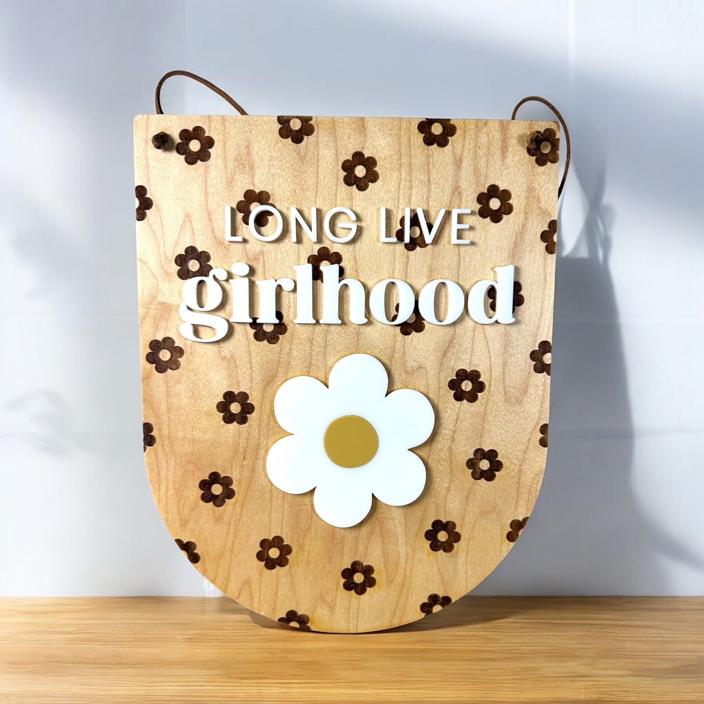 Long Live Girlhood Banner Sign