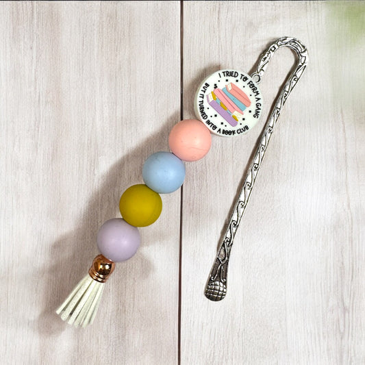 Book Club Beaded Bookmark