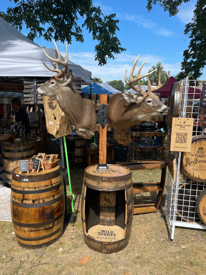 Whiskey Barrel Deer Mount