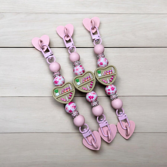 Heart Bookshelf E-Reader Strap