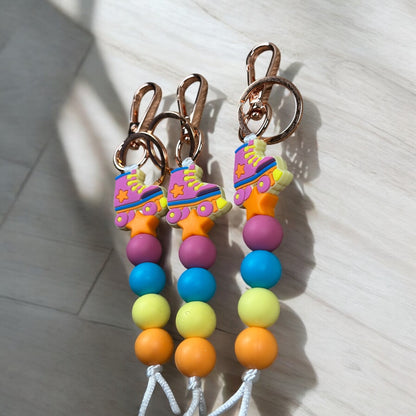 Retro Roller Skate Keychain