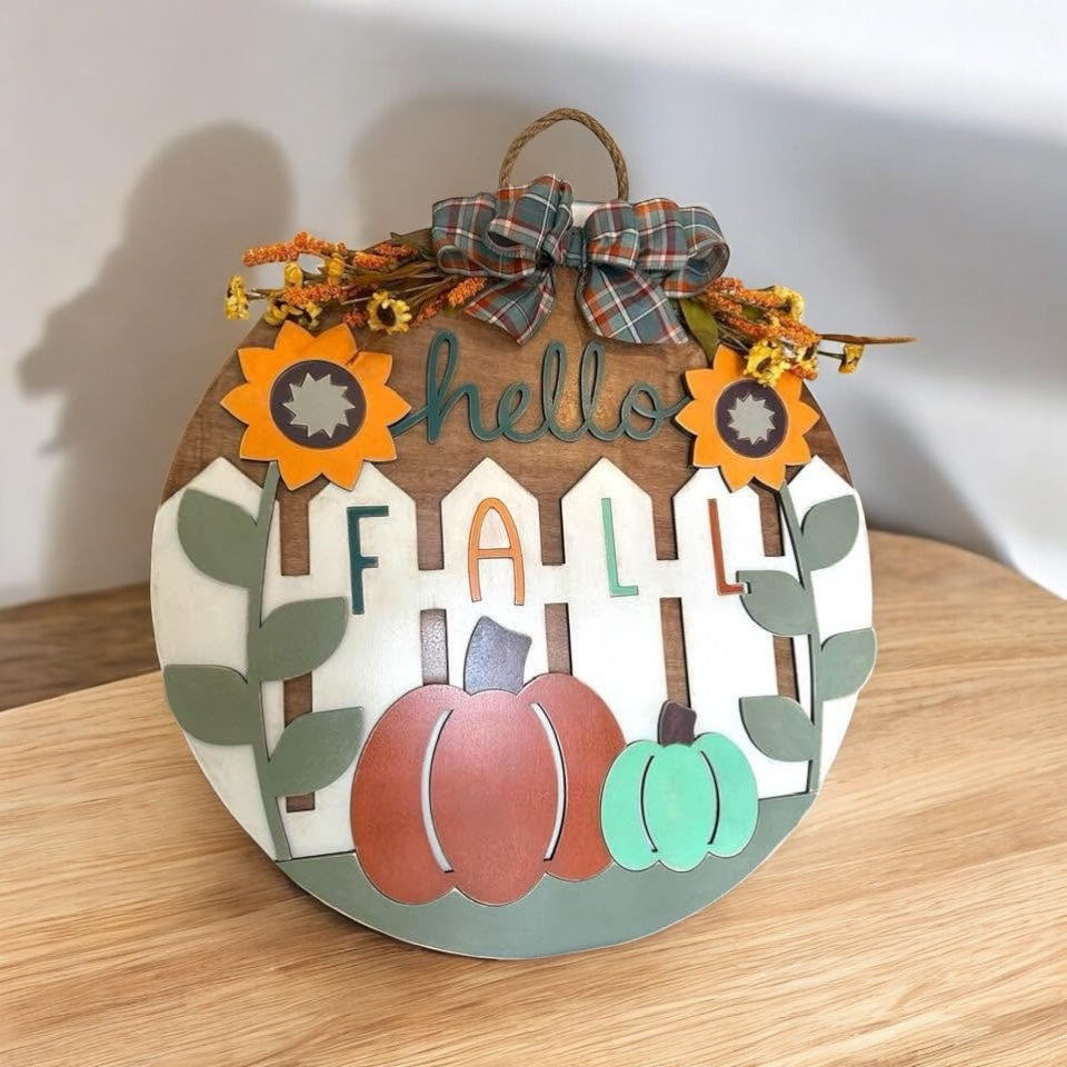 Fall Door Hanger Sign