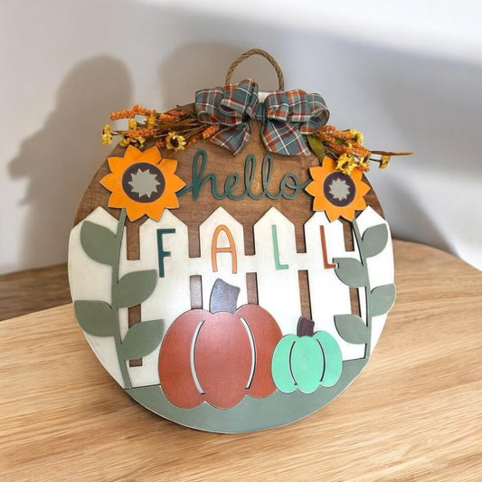 Fall Door Hanger Sign