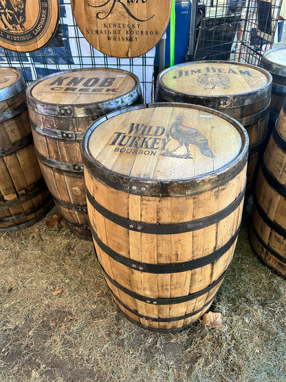 Custom Whole Whiskey Barrel