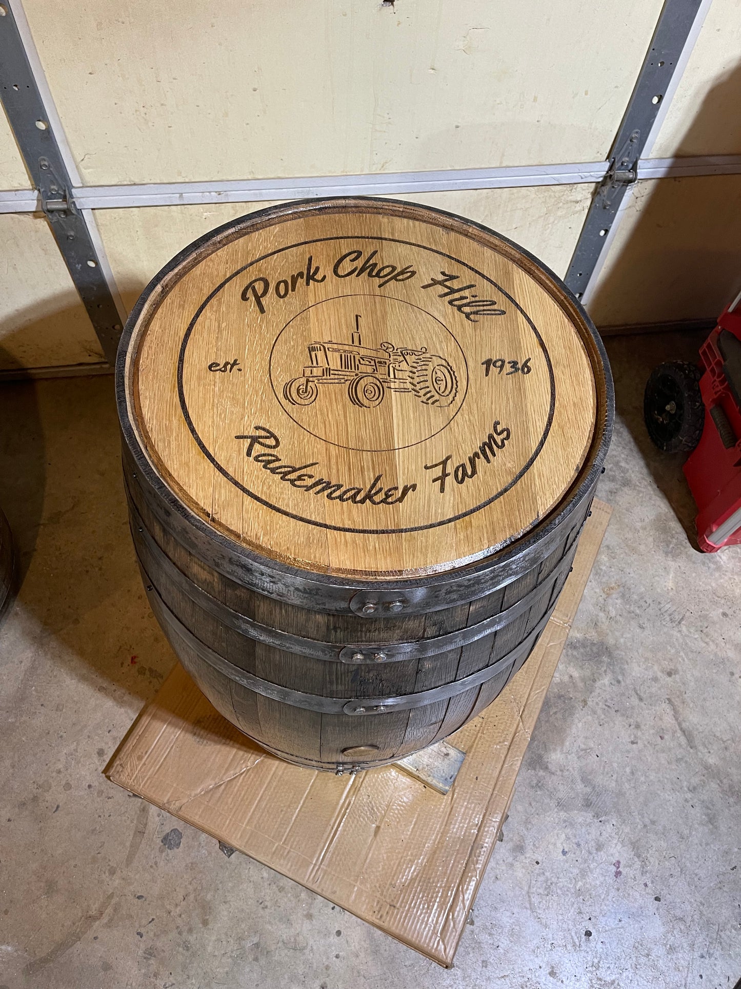 Custom Whole Whiskey Barrel