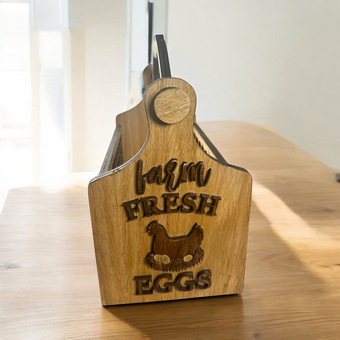 Farm Fresh Eggs Basket