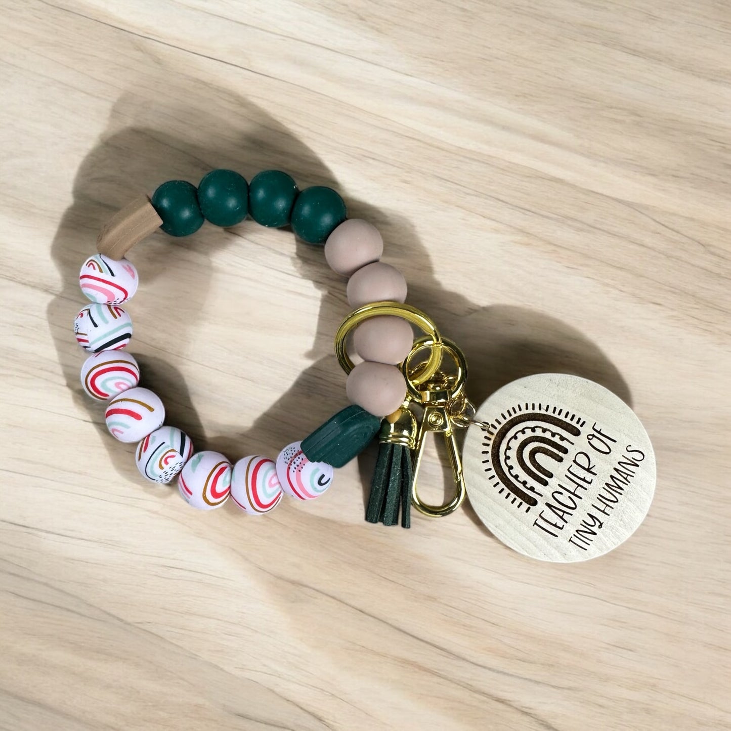 Boho Rainbow Beaded Wristlets