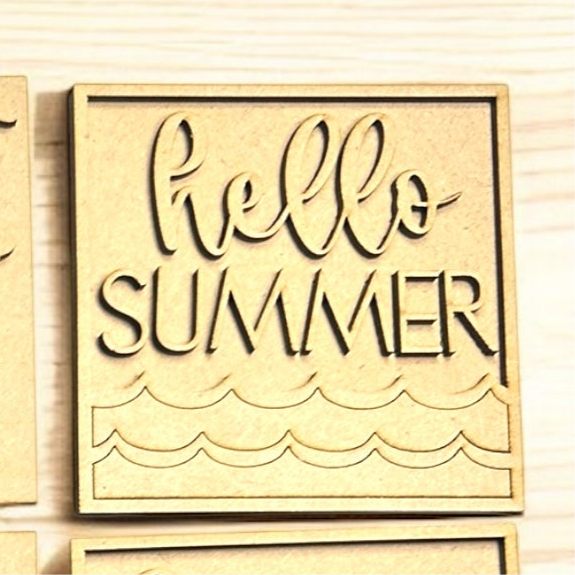 DIY Summer Ladder inserts