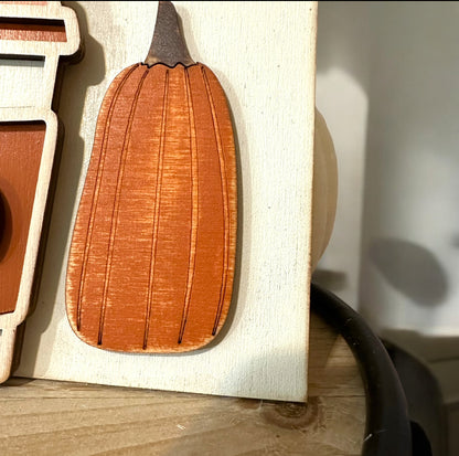 All The Pumpkin Tiered Tray