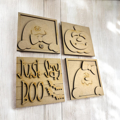 DIY BOO Ghost Signs For Interchangeable Ladder Frames