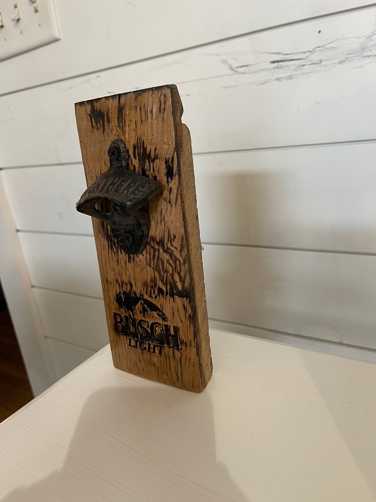 Bourbon Barrel Stave Bottle Opener