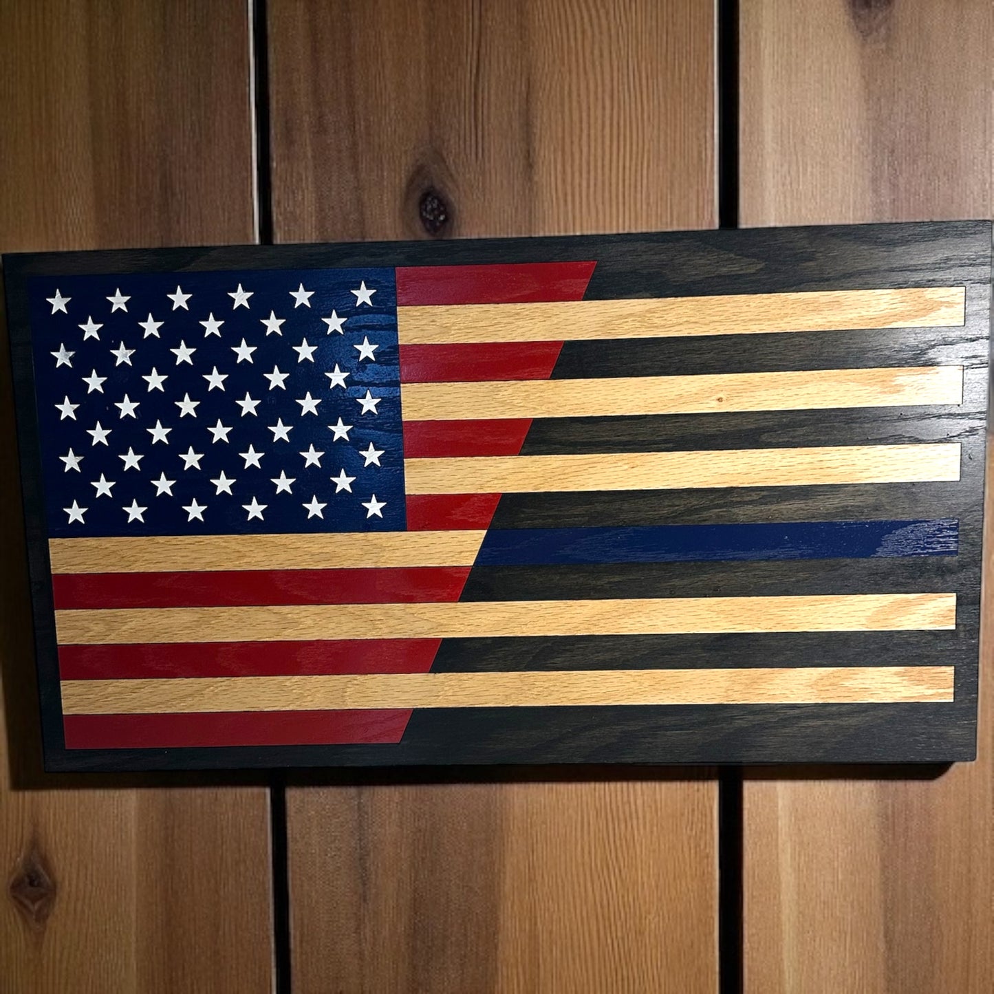 Customizable Split Line Flag Sign