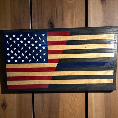 Customizable Split Line Flag Sign