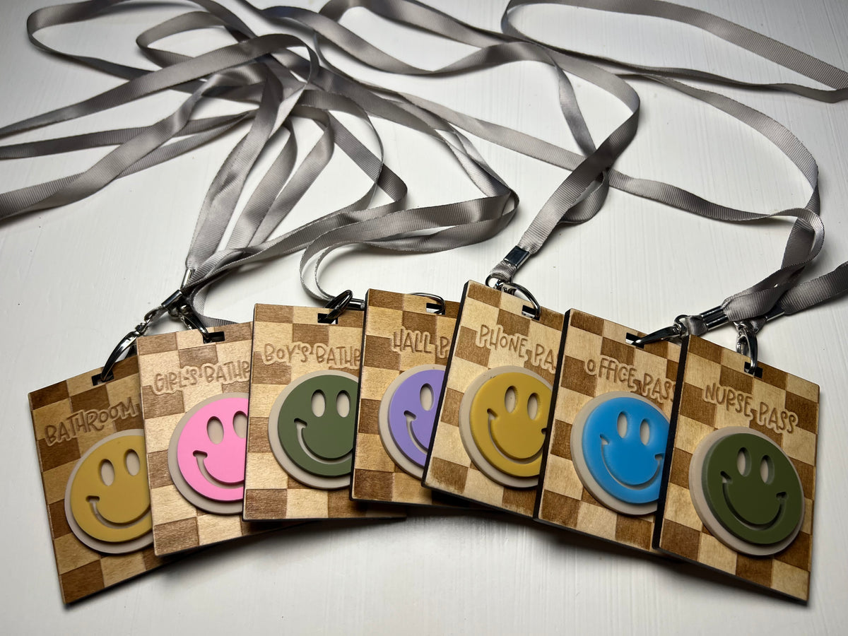 Classroom Pass Lanyards