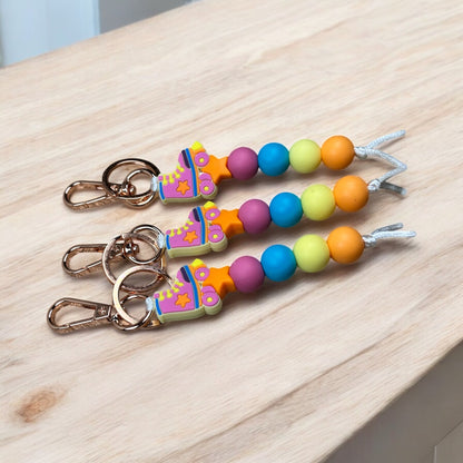 Retro Roller Skate Keychain