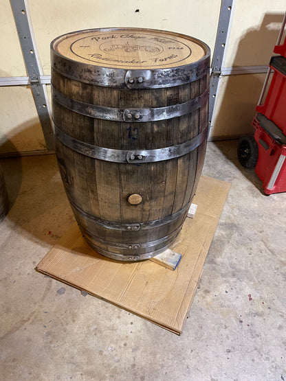 Custom Whole Whiskey Barrel