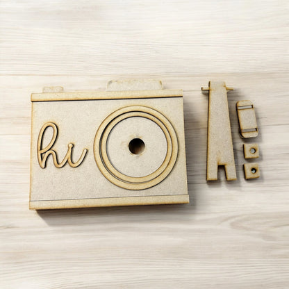 DIY Interchangeable Camera Base For 3" Round Inserts.