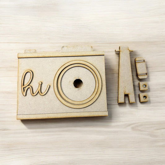 DIY Interchangeable Camera Base For 3" Round Inserts.