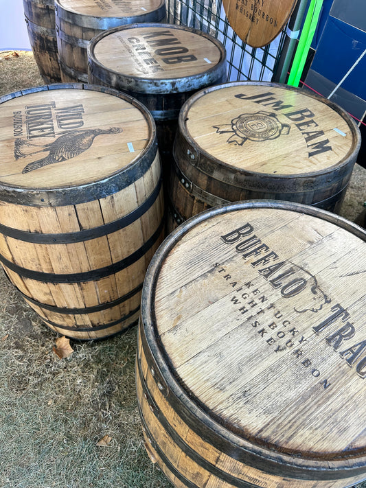 Custom Whole Whiskey Barrel