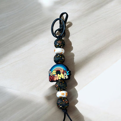 Boho Rainbow Keychain