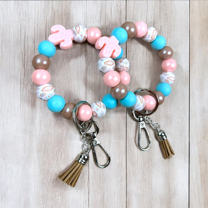 Boho Desert Cactus Wristlet