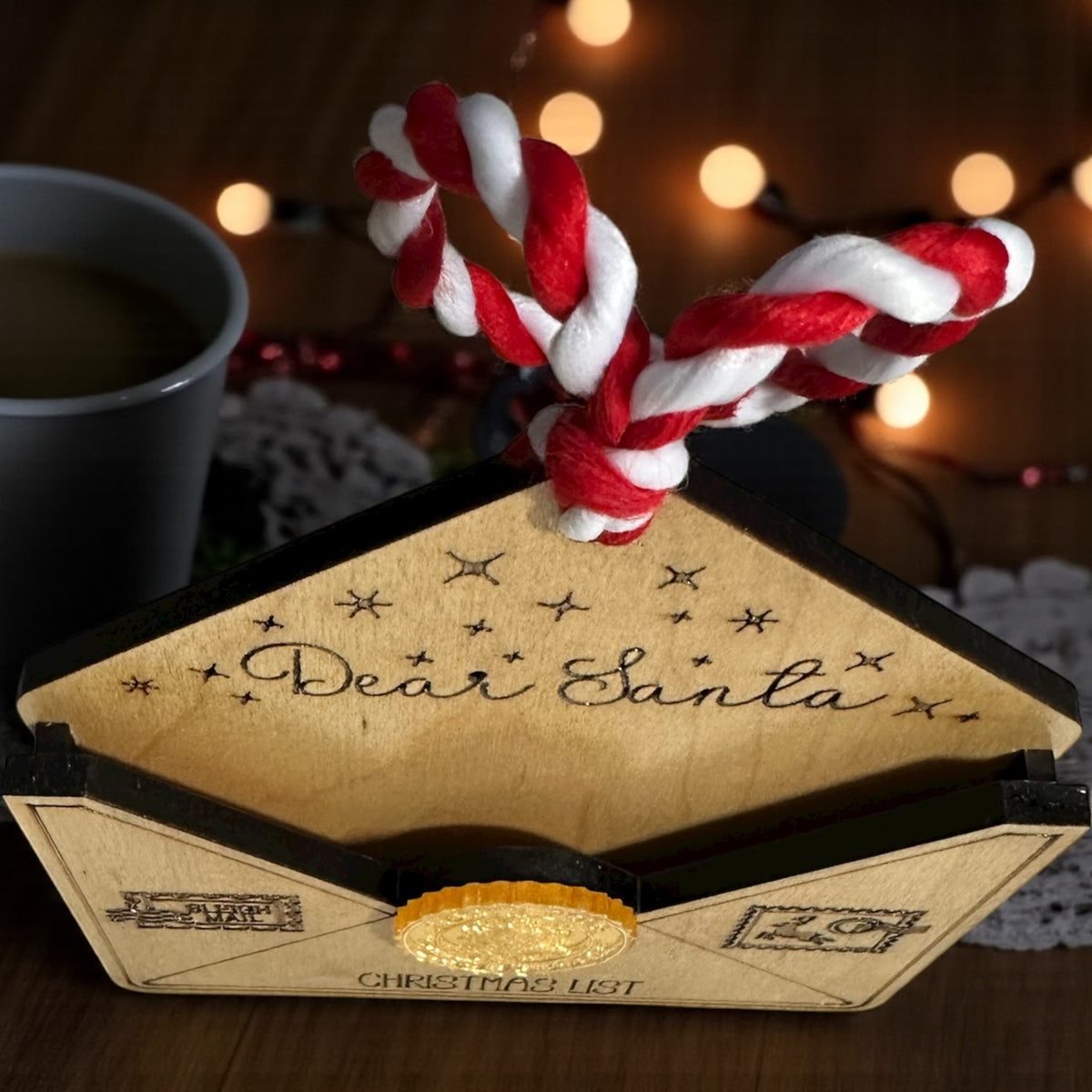 Dear Santa Letter Ornament