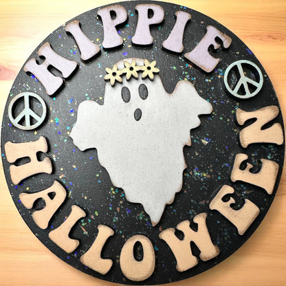 Groovy Halloween Tiered Tray