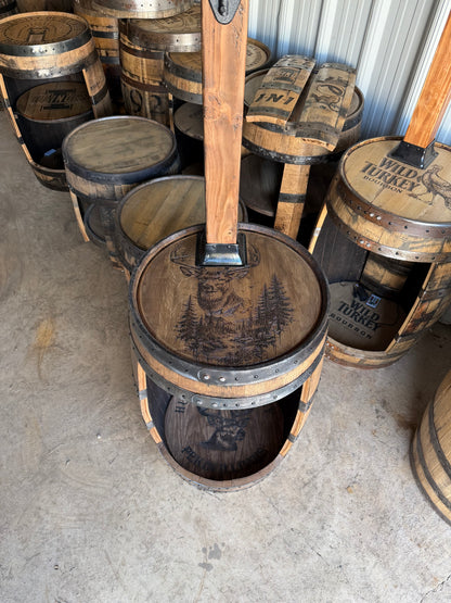 Whiskey Barrel Deer Mount