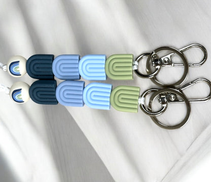 Boho Rainbow Lanyard