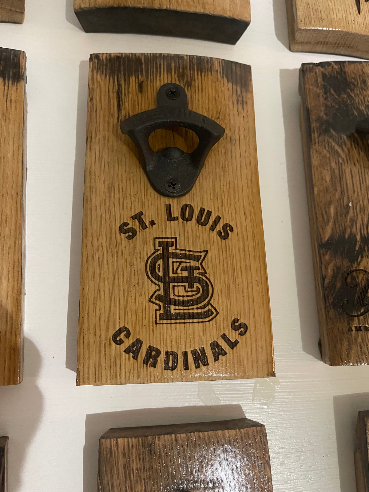 Bourbon Barrel Stave Bottle Opener