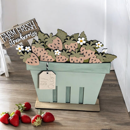 Berry Basket Base For Interchangeable Flower Basket Inserts.