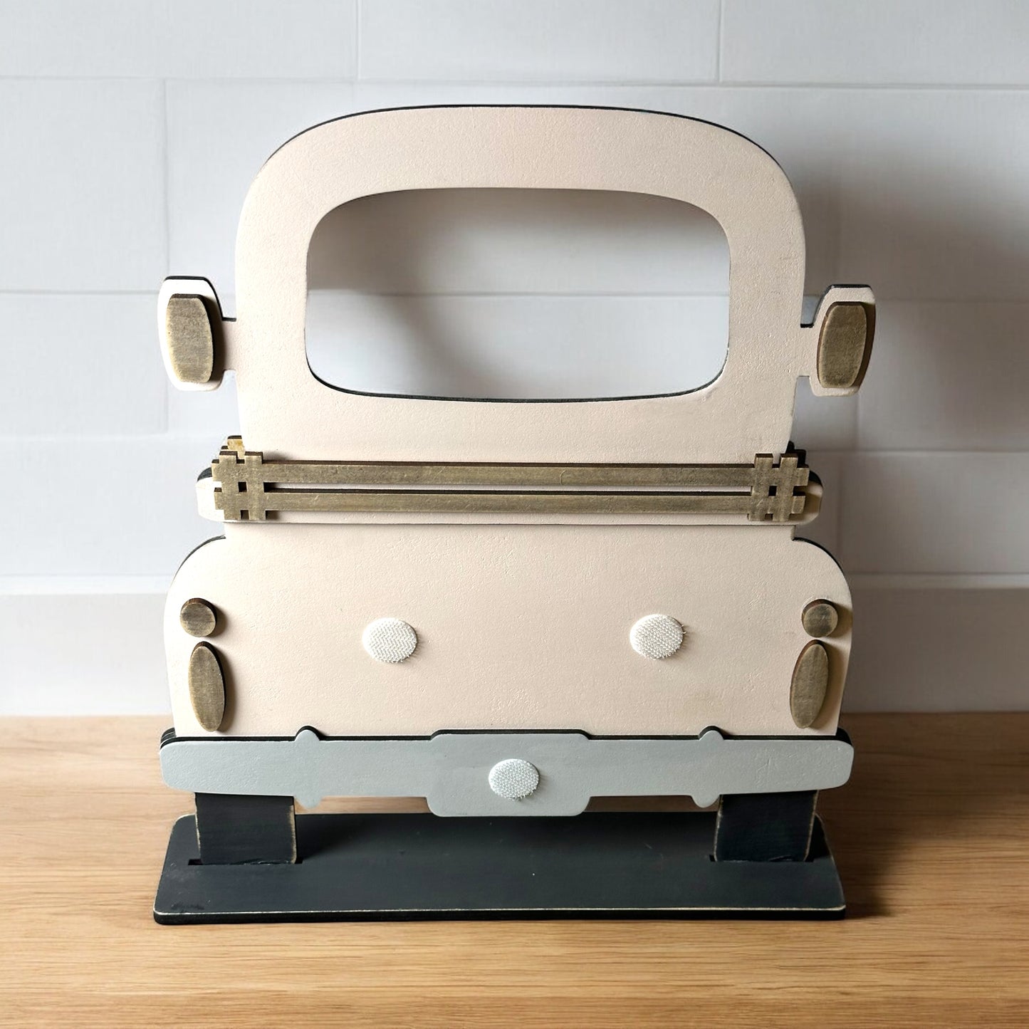 Reversible Rustic Truck Base For Interchangeable Rustic Truck Series Inserts.