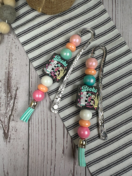 Book Switch Beaded Bookmark